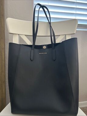 Michael Kors Sinclair Large North South Shopper Tote Black